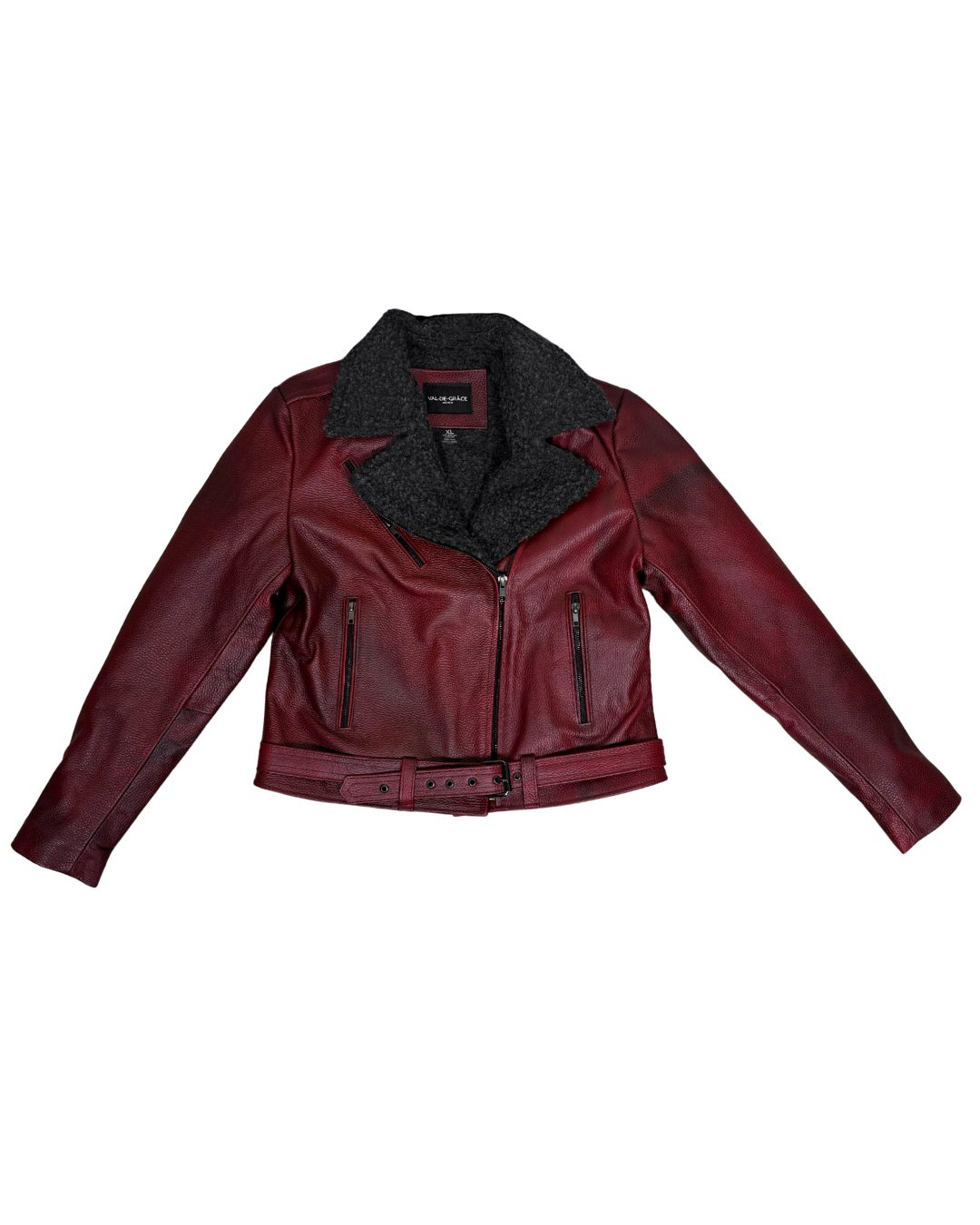 Biker no. 1 Cherry Shearling floter