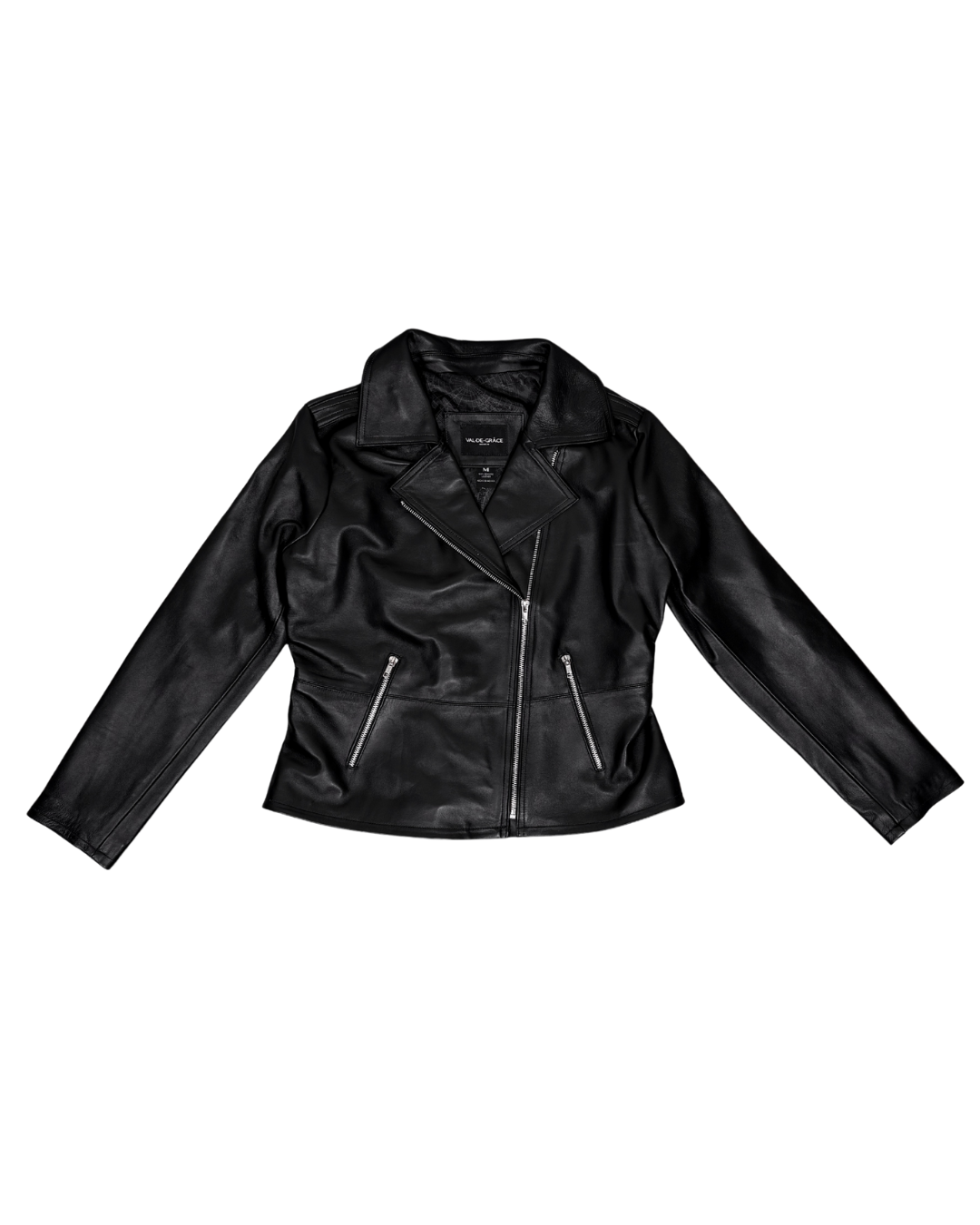 Biker Peplum Black