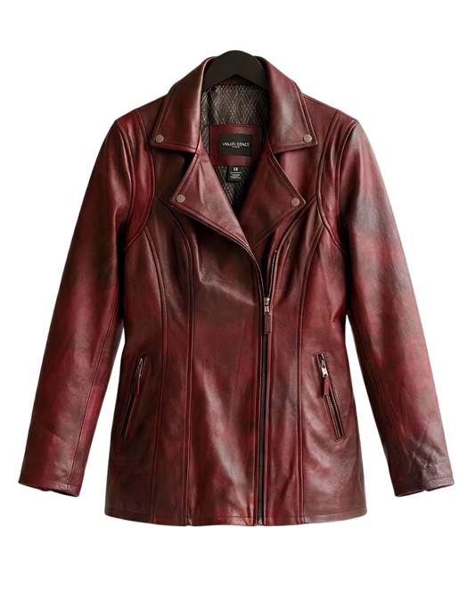 Biker Coat No. 2 Cherry