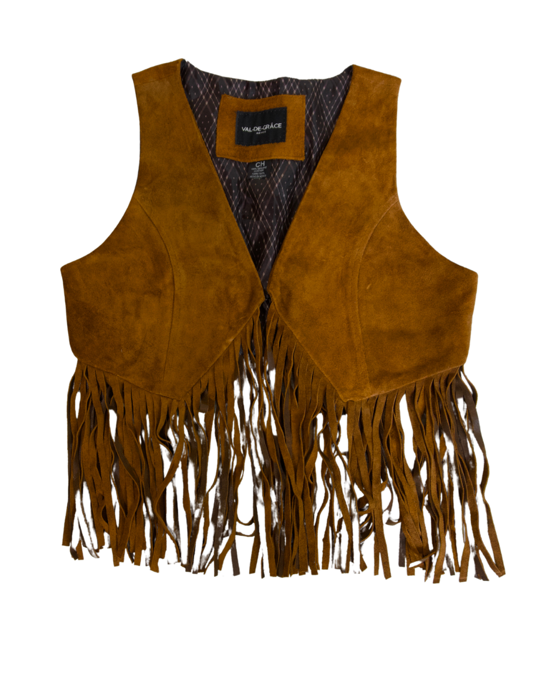 Chaleco Indiana Camel Gamuza