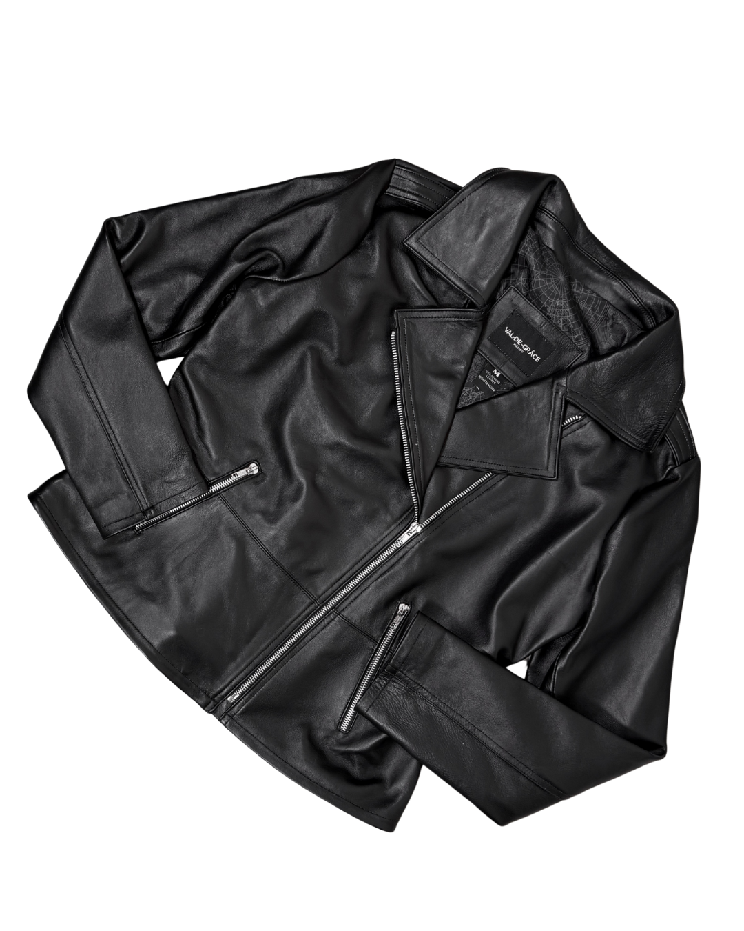 Biker Peplum Black