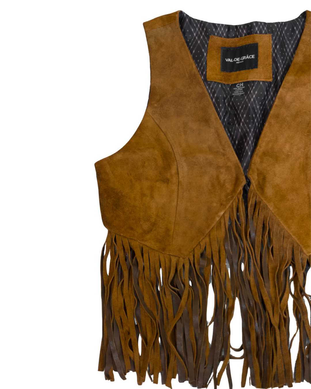 Chaleco Indiana Camel Gamuza