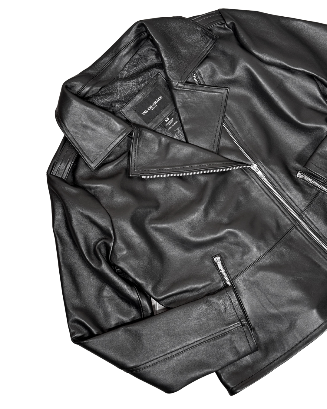 Biker Peplum Black