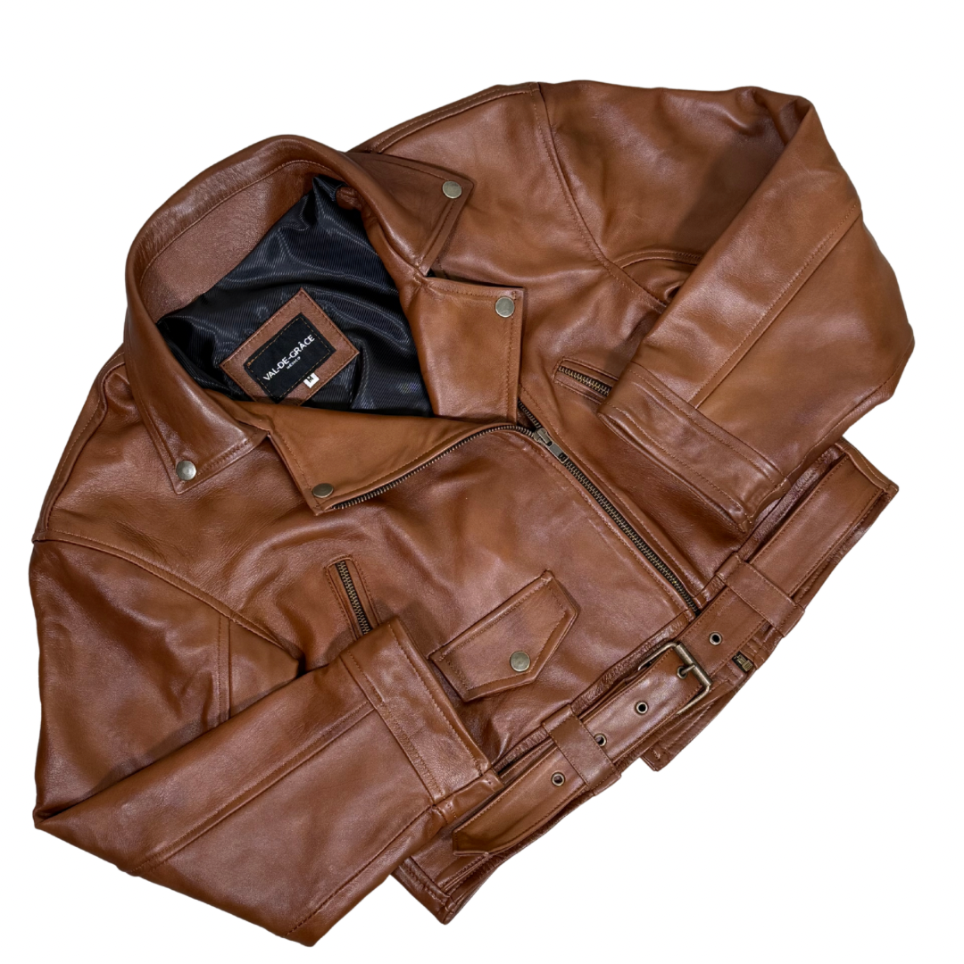 Biker No. 1 oversized caramelo