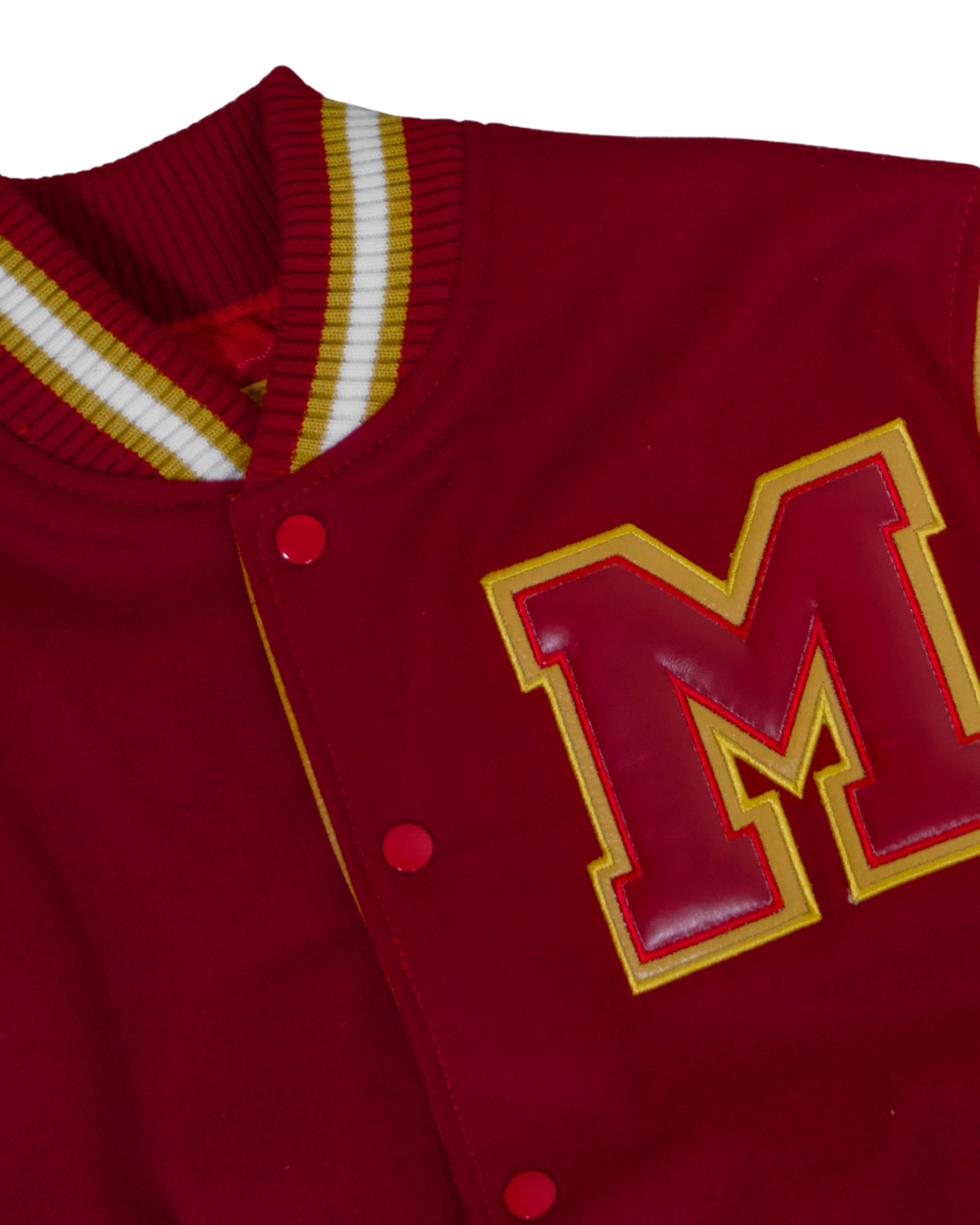 Thriller Varsity Red Yellow Oversized