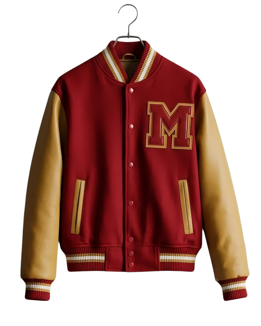 Thriller Varsity Red Yellow Oversized