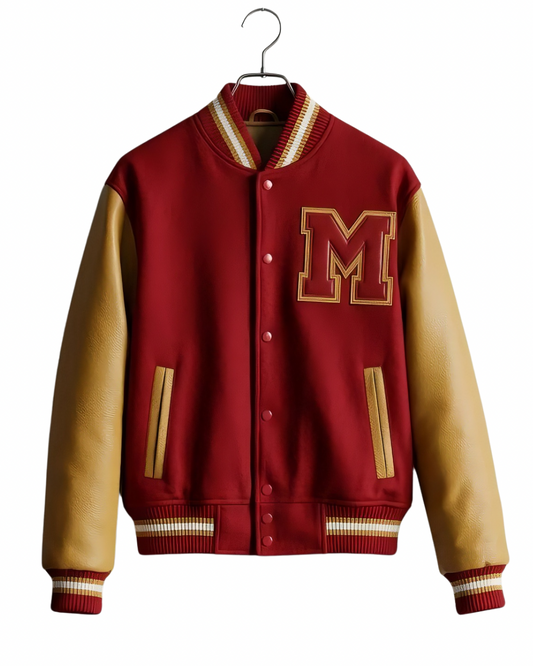 Thriller Varsity Red Yellow Oversized
