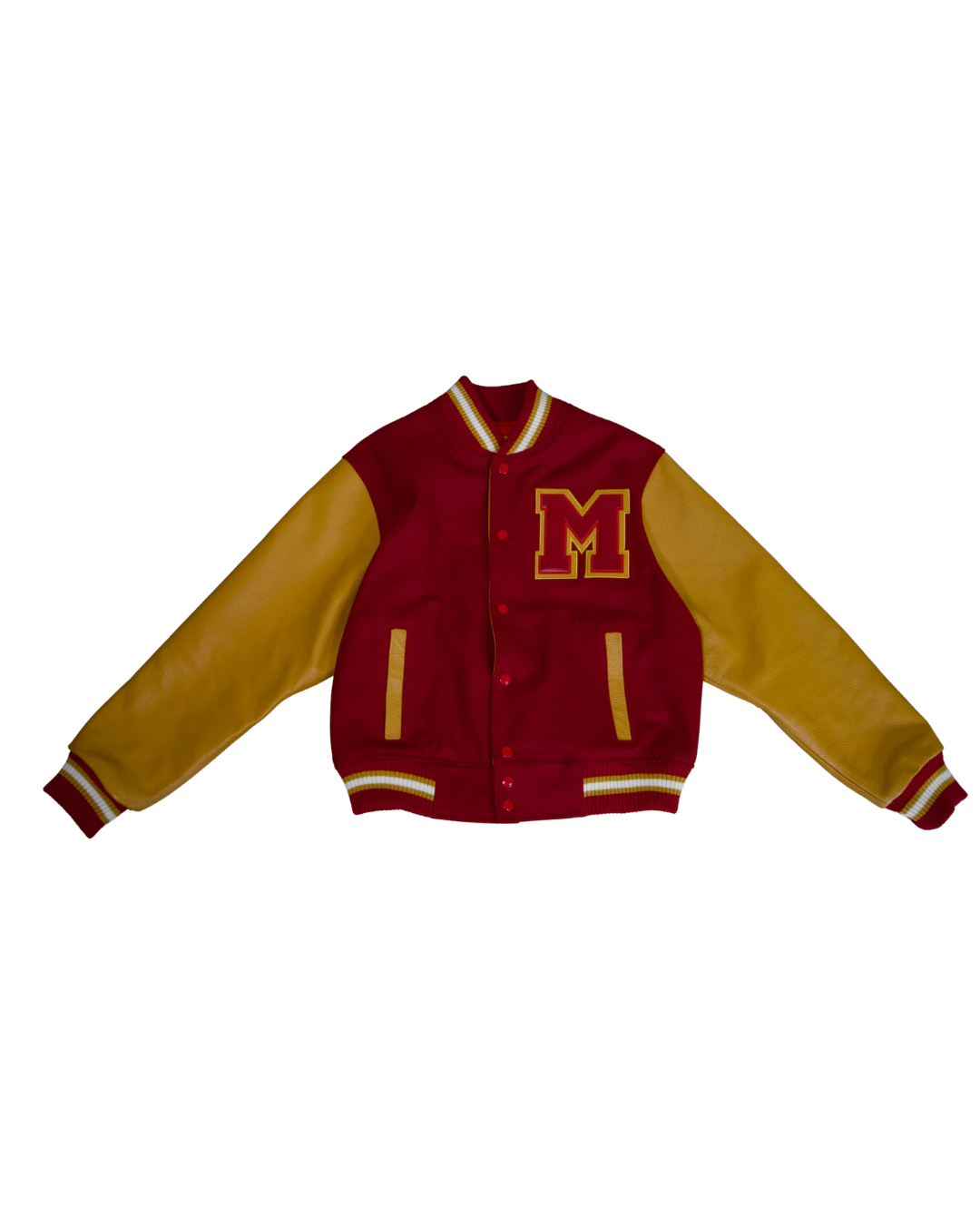 Thriller Varsity Red Yellow Oversized