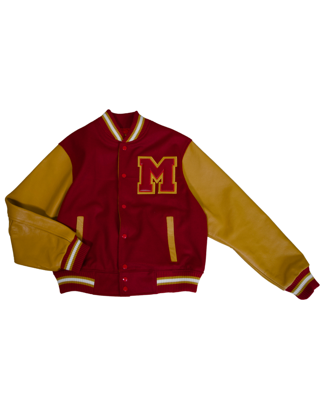 Thriller Varsity Red Yellow Oversized