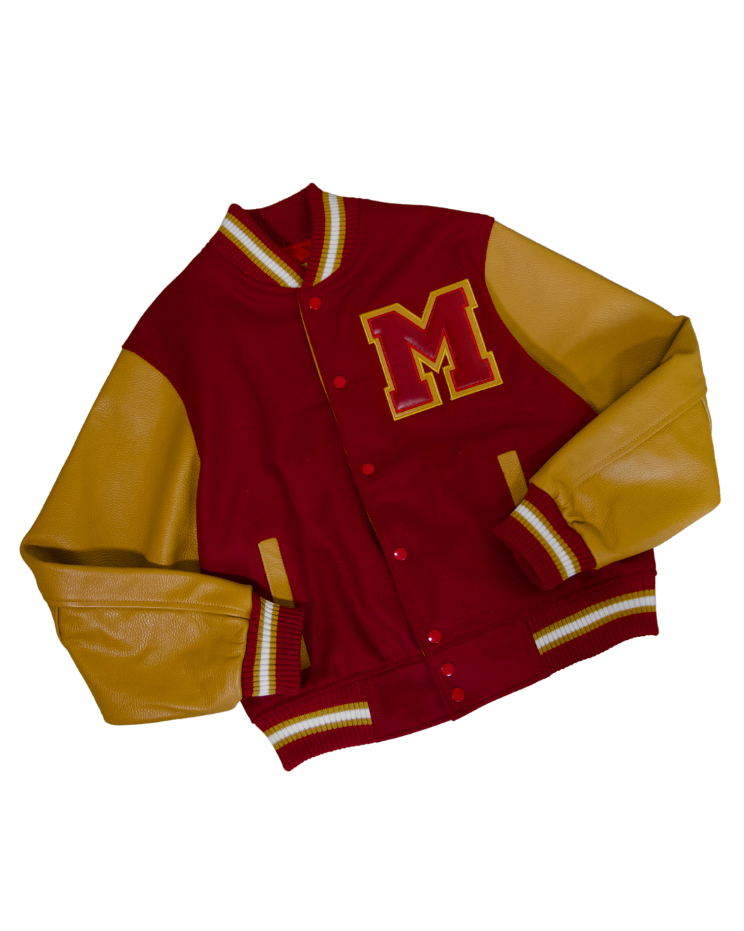 Thriller Varsity Red Yellow Oversized